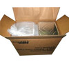 Take-Out Container Base & Lid Combo With Dome Lid 8X8X1.25 IN Aluminum Square 100/Case