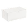Snack Take-Out Box Tuck-Top 7X4.25X2.75 IN White Automatic Bottom 250/Case