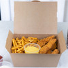 ChampPak #4 Take-Out Box 7.75X5.5X3.5 IN Paper Kraft Rectangle 160/Case