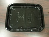 Take-Out Container Base 9.25X7.25X0.865 IN PET Black 450/Case