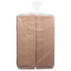 Take-Out Box Hinged With Dome Lid 6.5X6.13 IN Corrugated Paperboard Kraft Square Fluted 200/Case