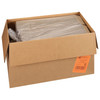 Take-Out Box Hinged With Dome Lid 6.5X6.13 IN Corrugated Paperboard Kraft Square Fluted 200/Case