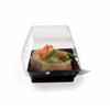 Tiny Temptations Lid Dome 2.25X2.25 IN PET Clear Square For Container 1000/Case