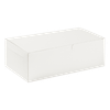 Dinner Take-Out Box Tuck-Top 9X5X3 IN SBS Paperboard White Automatic Bottom 250/Case