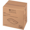 Take-Out Container Base 9.25X6.5X1.44 IN PP Black Rectangle 300/Case