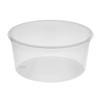 Deli Container Base 48 OZ PET Clear Round 300/Case