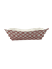 Food Tray 10 LB Paper Red White 250/Case