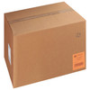 Take-Out Box Hinged With Dome Lid Small (SM) 7.8X3.3X3 IN Corrugated Paperboard Kraft Rectangle Fluted 420/Case