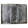 Lid Medium (MED) 6.5X8.5 IN 3 Compartment PET Clear Rectangle For Tray 390/Case