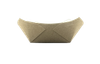 Food Tray 2 LB Clay-Coated Paperboard Kraft White Rectangle 1000/Case