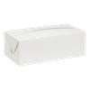 Dinner Take-Out Box 9X5X3 IN SBS Paperboard White Fast Top Automatic Bottom 400/Case
