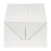 Dinner Take-Out Box 9X5X3 IN SBS Paperboard White Fast Top Automatic Bottom 400/Case
