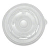 Lid Flat PP Translucent Round For 8 OZ Container 1000/Case