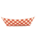 Food Tray 3 LB Clay-Coated Paperboard Red 500/Case