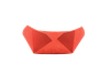 Food Tray 3 LB Paper Red Rectangle 500/Case