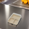 Lid Dome PET Clear Rectangle For Container 500/Case