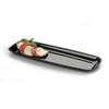 Mozaïk® Serving Tray Base 6.5X17.5X0.88 IN PS Black Rectangle Long 25/Case