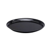 WNA CheckMate Serving Tray 12 IN PS Black Round 25/Case