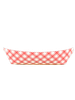 Food Tray 5 LB Paper Red Plaid 500/Case