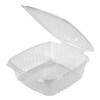 Deli Container Hinged 48 OZ PET Clear 200/Case