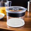 Lid Flat PS Translucent Round For 6-8-10-12-16 OZ Tall Container 1000/Case