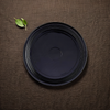 WNA CaterLine® Serving Tray 18 IN PET Black Round 25/Case