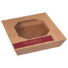 Take-Out Box Base & Lid Combo With Flat Lid 23.5X13.25X4.75 IN Corrugated Paperboard Kraft Rectangle 15/Case