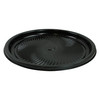 Serving Tray Base 18.13X1.38 IN PET Black Round 36/Case
