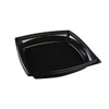 The BOTTLEBOX ® Take-Out Container Base 9X9X1.6 IN RPET Black Square 400/Case