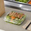 Lid Dome 8X8 IN PET Clear Square For Container 250/Case