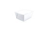 ChampPak #1 Take-Out Box Tuck-Top 4.375X3.5X2.5 IN Clay-Coated Paperboard White Rectangle 450/Case