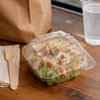 Take-Out Container Hinged 6X6X2.5 IN OPS Clear 500/Case