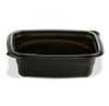 HomeFresh® Take-Out Container 12 OZ 6.06X4.5X1.77 IN PP Black Rectangle 400/Case