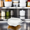 Safe-T-Chef® Deli Container Hinged 6.0625X5.875X2.625 IN PP Clear Square Microwave Safe Tamper-Evident 264/Case