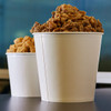 Karat® Bucket & Tub 170 OZ Wax Coated Paper White 150/Case