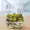 Dart® ClearPac® SafeSeal™ Cold Deli Container Hinged With Flat Lid 64 OZ PET Clear Rectangle 100 Count/Pack 2 Packs/Case