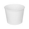 Karat® Bucket & Tub Base 85 OZ Paper White 180/Case