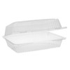 Take-Out Container Hinged With Dome Lid 9.25X6.25X3.25 IN OPS Clear Rectangle 200/Case