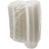 Deli Container Hinged With Flat Lid 32 OZ RPET Clear Rectangle 280/Case