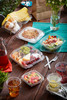 Clear Advantage® Take-Out Container Hinged With Dome Lid 8X8X2.875 IN RPET Clear Square 200/Case