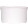 Karat® Hot Food Container Base 6 OZ Double Wall Poly-Coated Paper White Round 1000/Case