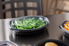 Casserole Take-Out Container Base With Dome Lid 7.875X5.25X2.5 IN MFPP Black Oval Leak Resistant 252/Case