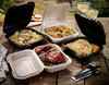 Sandwich Take-Out Container Hinged With Dome Lid 5.8X6X3.1 IN MFPP White Square 400/Case
