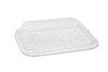 Lid Dome 8X3 IN PS Clear Oblong For 16 OZ Container 500/Case
