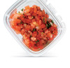 Crystal Seal® Deli Container Hinged With Flat Lid 16 OZ PET Clear Rectangle 200/Case