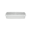 Take-Out Container Base & Lid Combo With Dome Lid 16 OZ Plastic Clear Rectangle 150/Case