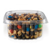 Crystal Seal® Deli Container Hinged With Flat Lid 16 OZ PET Clear Square 200/Case