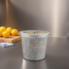 Classic Line Bucket & Tub Base 168 OZ HDPE Translucent Round 100/Case