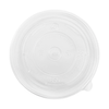 Karat® Lid Flat 5.6 IN PP Clear Round For 24-32 OZ Container 600/Case