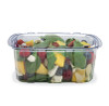 Crystal Seal® Deli Container Hinged With Flat Lid 32 OZ PET Clear Rectangle 164/Case